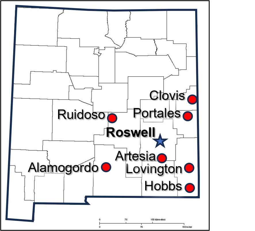 chaves county nm regional map