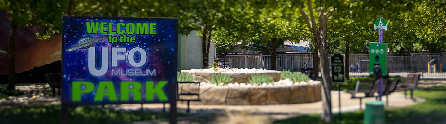 UFO park sign